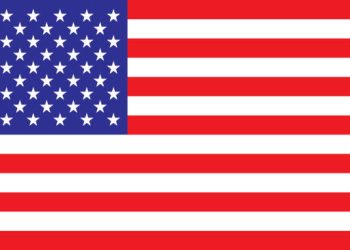 American flag.